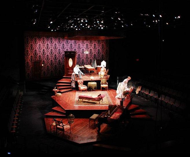 Behind the scenes at Playmakers Rep, the ShopBot works in the wings.